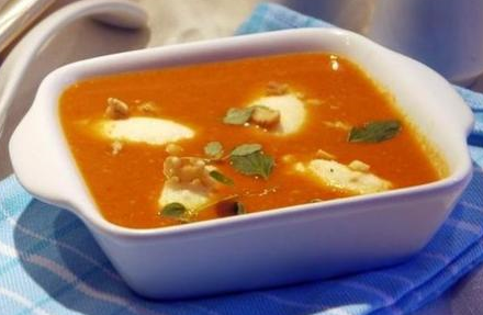 Суп из паприки с манными клецками - «Первое блюдо»