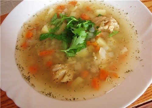 Суп с рыбными консервами - «Первое блюдо»
